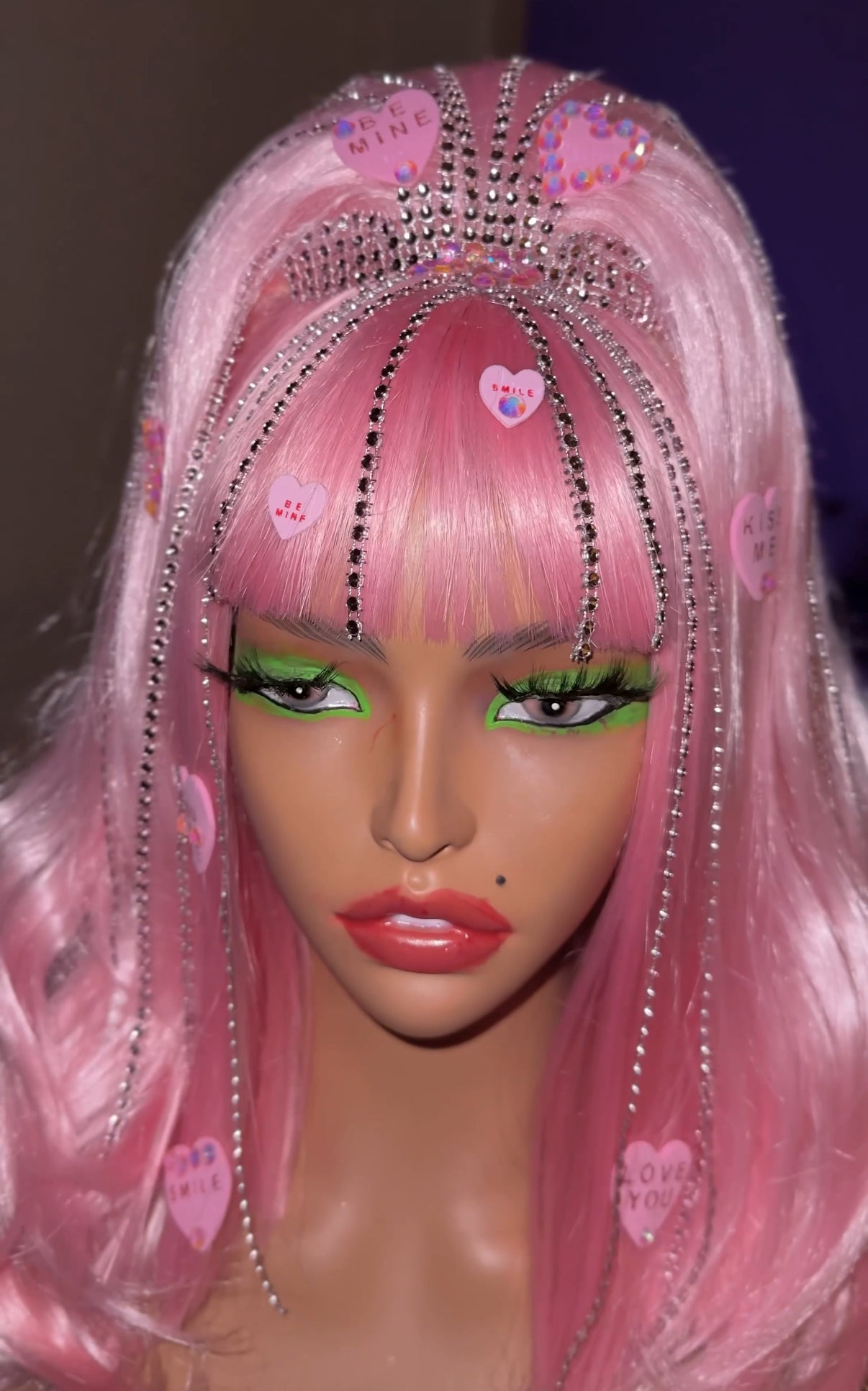 FEMBOT PINK wig